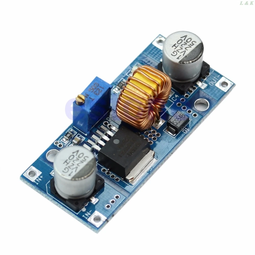 DC to DC  4V-38V to 1.25V-36V 5A MAX Step Down Power Supply Buck Module 24V 12V 9V 5V