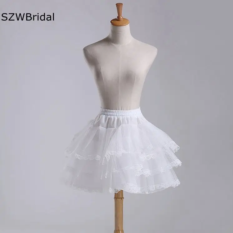 Flower girls Skirt petticoat Lace Edge Baby size Petticoat underskirt Halka pod sukienke Jupon mariage Enaguas de mujer