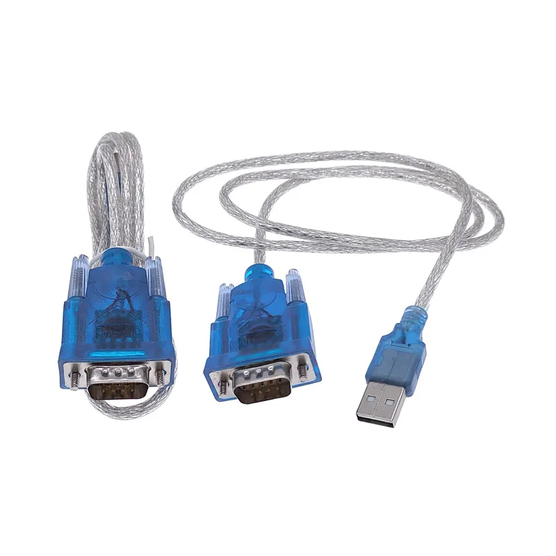 CH340 USB to RS232 Serial Port 9 Pin DB9 Cable Serial COM Port Adapter Convertor Support Windows 7 connector