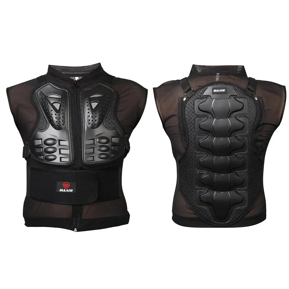 Motorcycle Armor Motorcycle Jacket Breathable Riding Chest Protector Sleeveless Off-road Riding Armor Vest Jacket Back Guard