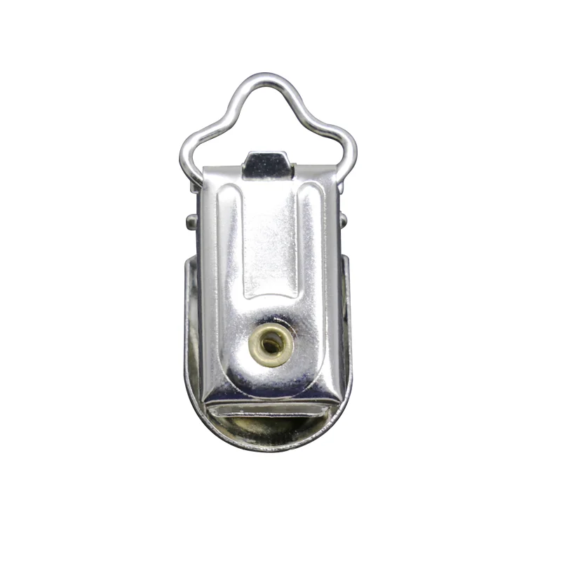 Luo Qiu 10mm Metal Silver garment clips with Plastic teeth Use size attache sucette speenkoord hout (10 pieces/lot)