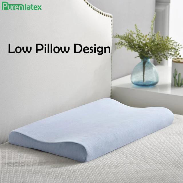 Thin memory foam pillow sales