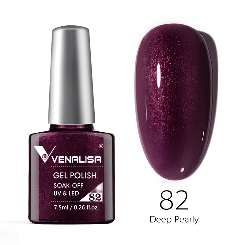 Venalisa 7.5 ml Nagelgel Polish 60 Kleur Glitter Kleur Nagellak Voor Nail Art Manicure Top Coat Losweken emaille UV Gel Vernis