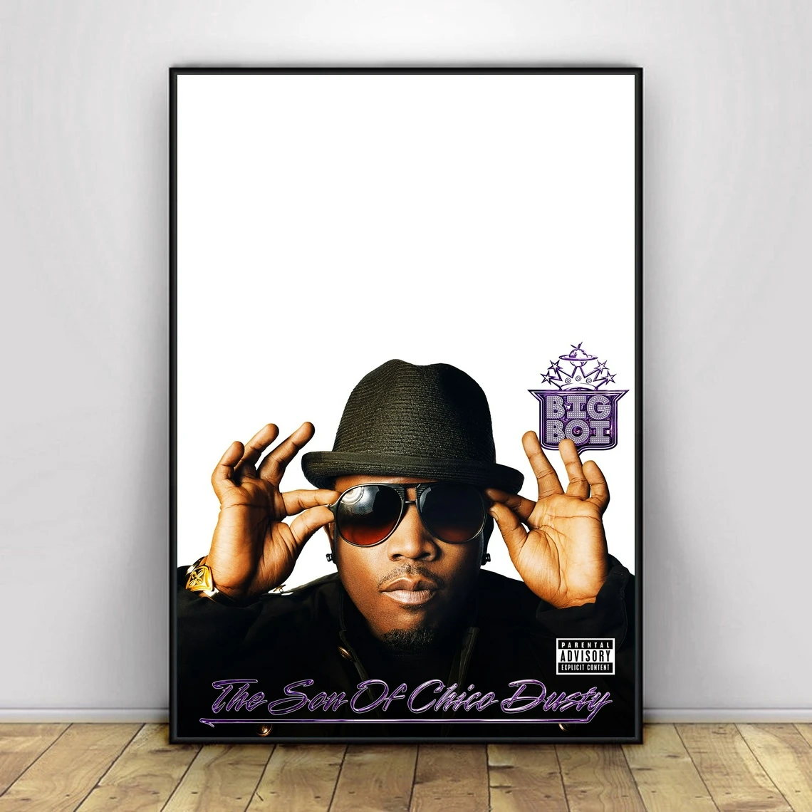 Big Boi Sir Lucious Left Foo The Son of Chico Dusty Music Album Cover Poster Rap Hip Hop Pop Music Star Canvas Poster Print