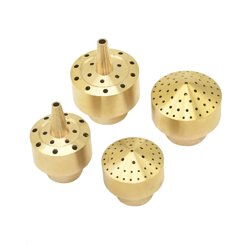 1/4 1/2 3/4 1 1.5 inch Thread Fountain Nozzle Garden Decorative Outdoor Water Fountain Pond Adjustable Brass Sprinklers