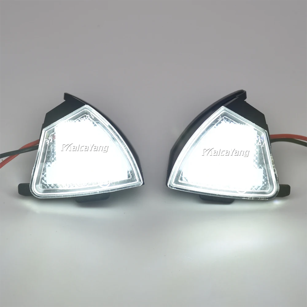 2Pcs Error Free Variant Welcome Light For VW Golf 5 GTI Mk5 MkV Jetta Passat B6 R32 Golf 6 LED Under Mirror Light Puddle Lamp