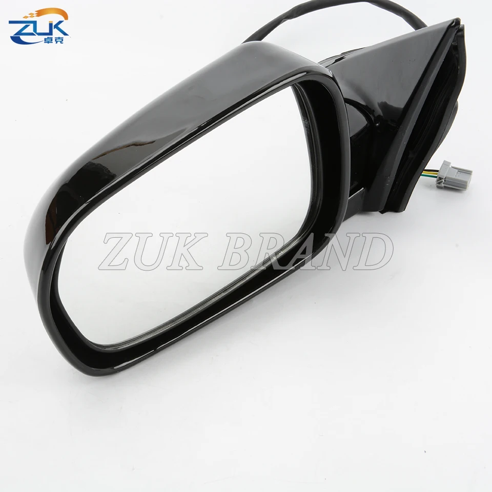 ZUK Car Exterior Rearview Door Mirror Assy For HONDA ACCORD 1998 1999 2000 2001 2002 CF9 CG1 CG5 Black Color 3-PINS 3-WIRES