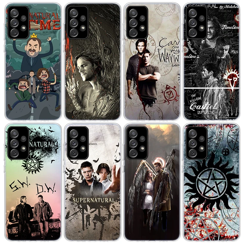 Supernatural SPN Dean Sam Phone Case For Samsung Galaxy A15 A14 A13 A12 A55 A54 A53 A52 A35 A34 A33 A32 A25 A24 A23 A22 A04S A03