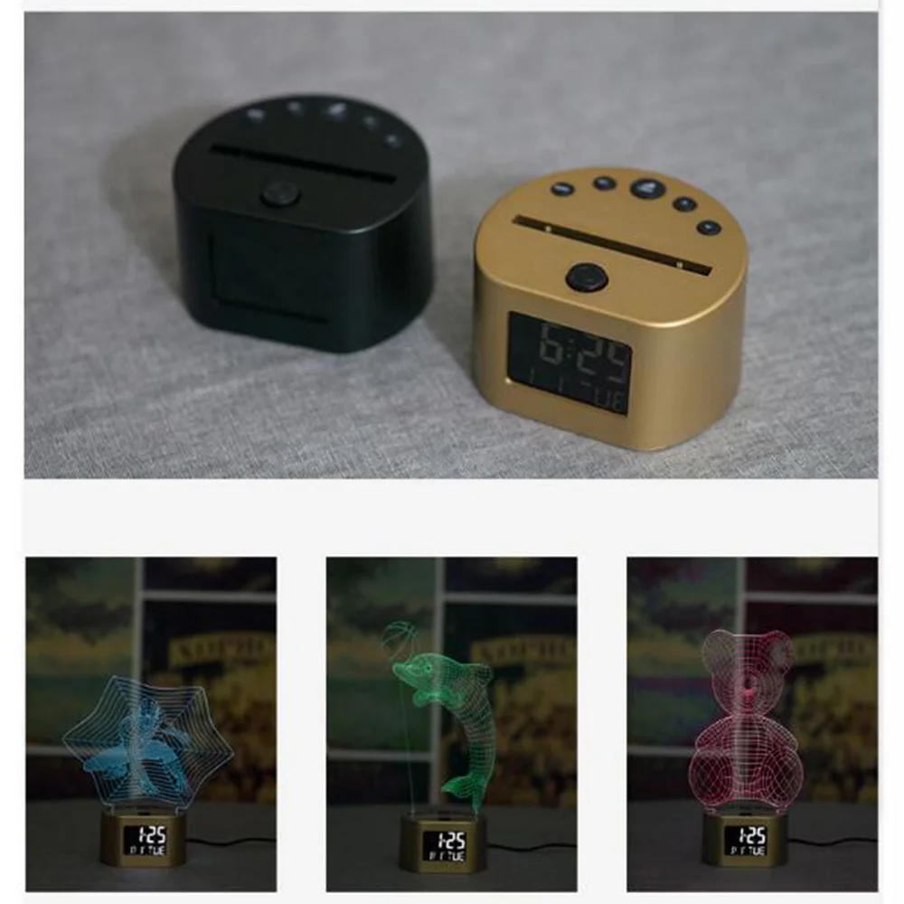 Lampe de Table 3D à Commande Tactile pour Motocross, Éclairage d'NikModerne, Veilleuse LED10