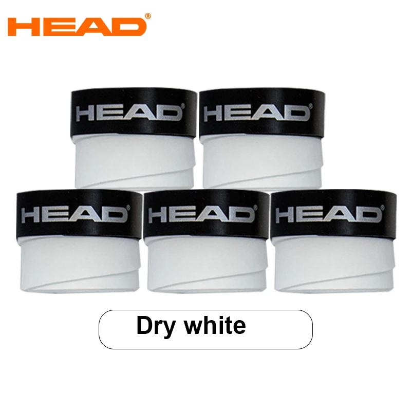 5Pcs HEAD Tennis Overgrip PU HEAD Tennis Racket Overgrip Absorption Grip Badminton Racket Handle Grip Tennis Grip Padel Tape