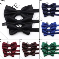 3 rozmiary zestaw dla rodziców i dzieci Bowtie Solid Color piękne dzieci zwierzęta rodzina motyl różowy szampan niebieskie wino czerwone śliczna mucha akcesoria