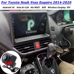 Android Car Radio for Toyota Noah Voxy Esquire 2014-2020 Multimedia Dvd Player Recorder Auto Carplay Gps Navigation Stereo RDS