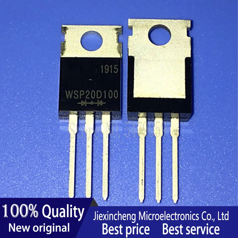 10PCS WSP20D100 TO-220 Neue original
