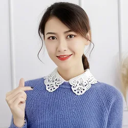 Elegant Women's Summer Lace Fake Collar Decoration for Stylish Necklines