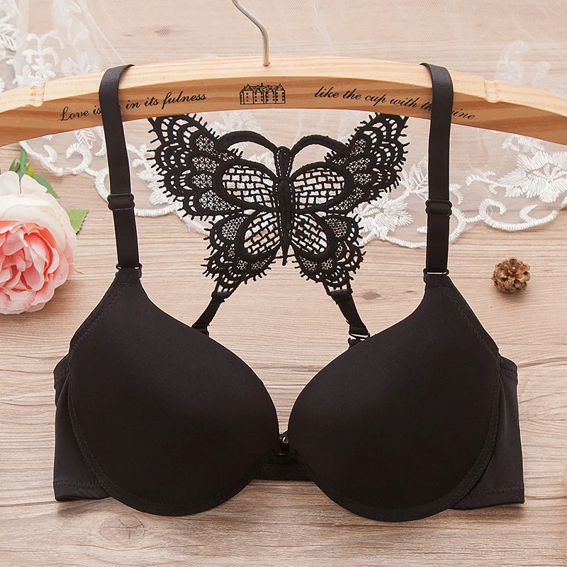 The anterior Y type beauty come back super lace butterflies gather glossy girl underwear bra  bras for women