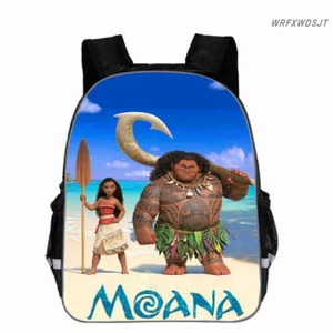 Nova Disney School Taschen Rucksack Schüler Tasche mit Cartoons Vaiana Moana Print Kinder Buchbag School Rucksack für Mädchen Hauptverkäufe Moana Children's Rucksack - №8