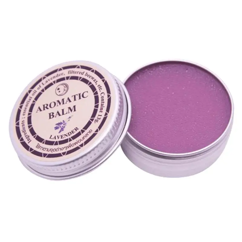 1pcs Lavender Sleepless Cream Improve Sleep Soothe Mood Aromatic Balm Lavender Cream Insomnia Relax Anxiety Cream TSLM1