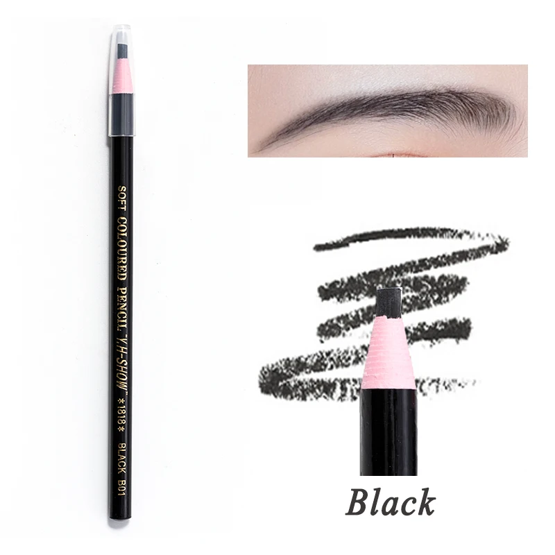 5 Colors 2021 Eyebrow Pencil Waterproof Microblading Pen Long-lasting Eyebrow Enhancer Easy Wear Eye Brow Tint dye Makeup Tools