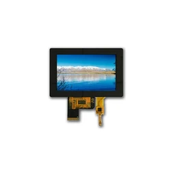5.0 inch 800*480, ST7262, LVDS/RGB interface, full viewing angle wide operating temperature IPS LCD with capacitive touch panel