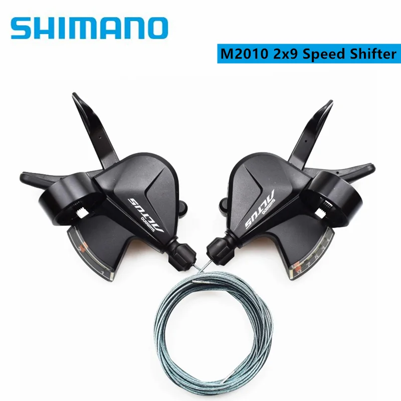 Shimano-ALTUS M2010 왼쪽 2x9 3x9 단, 왼쪽 2s 3s 오른쪽 9 s MTB 산악 자전거 자전거 업그레이드 버전 M2000 