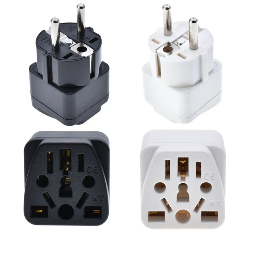 Schuko Plug Converter Travel Adapter Multi Outlet  AC110~250V 16A