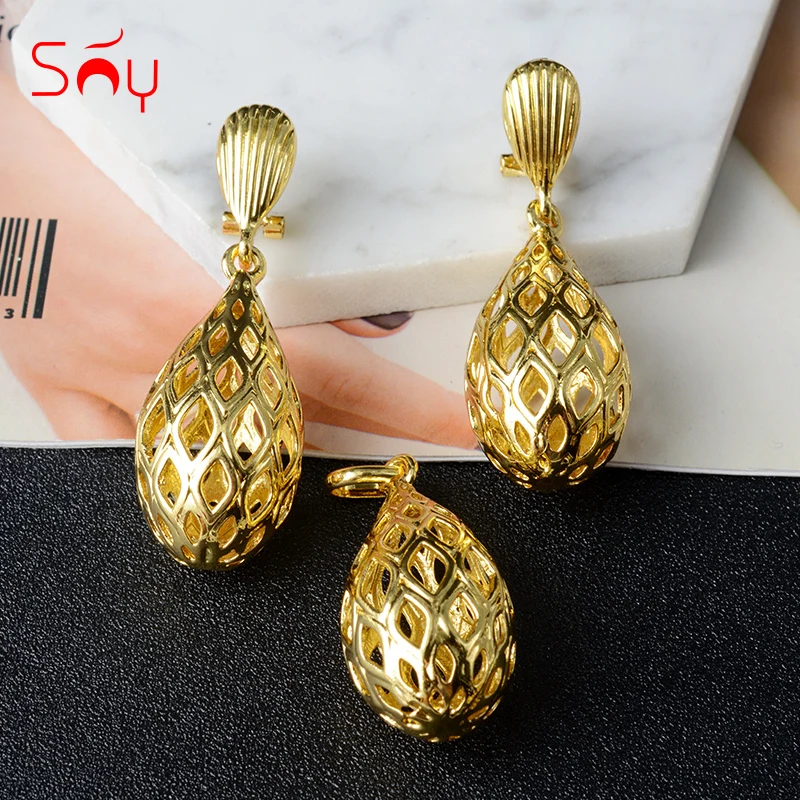 Sunny Jewelry Fashion Classic Jewelry For Women Earrings Pendent Romantic  Sets For Wedding Party Anniversary Gift Trendy Sets