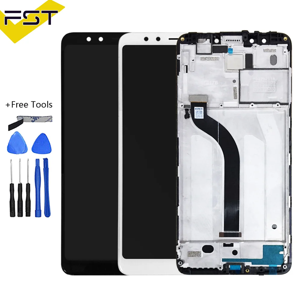 5.7\'\' Original LCD For XIAOMI Redmi 5 LCD Display Screen Touch Digitizer Assembly with Frame For XIAOMI Redmi 5 LCD Screen