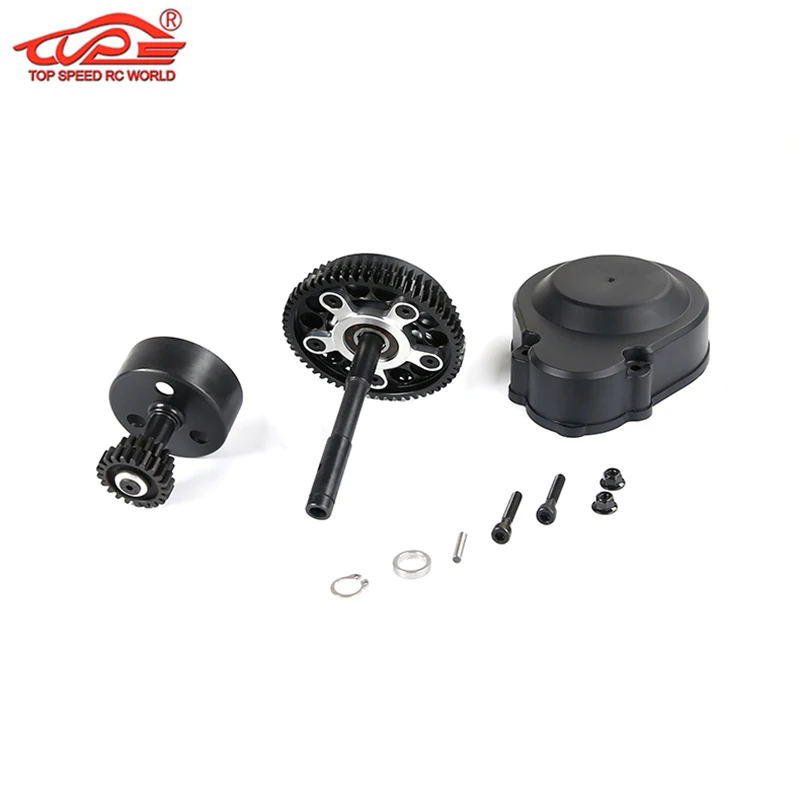 2 Speed Transmission Gear Kit  58T 53T 21T 16T for 1/5 HPI Rovan Kingmotor Mcd Gtb Racing Baja 5B Ss 5T 5SC Truck Rc Car Parts