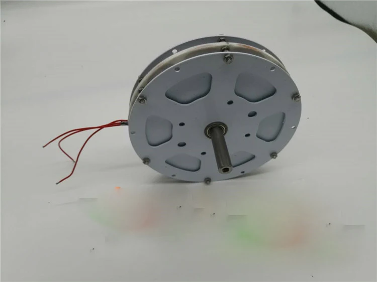 100 와트 고출력 저속 저 저항 플레이트 타입 비코어 영구 자석 발전기, 고효율 풍력 유압