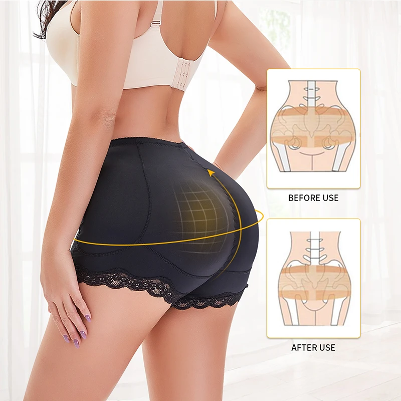 

Fake Butt Lifter Shapewear Buttocks Padded Panties Fajas Panty Shorts Booty Lifter Shape Wear Hip Enhancer Body Shaper Padded