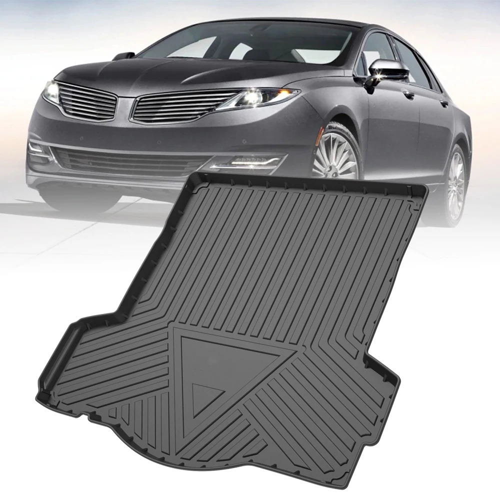 Trunk Mat For Lincoln MKC MKX Nautilus MKZ Continental 2020 TPE Custom Fit Cargo Liner Trunk Mat Laser Measured Floor Pad Rubber