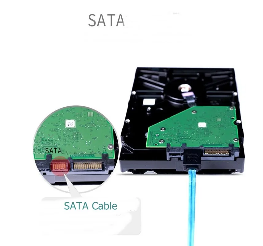 SATA-III Cable-1M 6Pcs/Set-6Gbps-SATA Cable Replacement for Bitcoin Computer-Server CD DVD Drives Raid HDD-SSD Data Cable