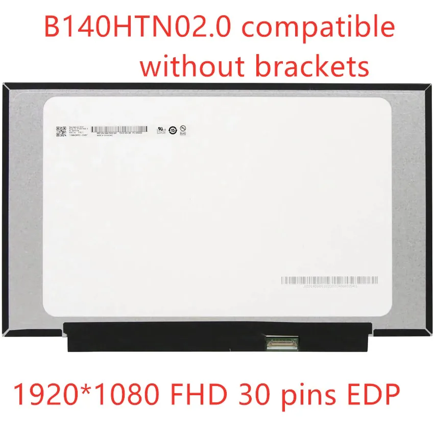 

14.0" Slim Laptop LCD Screen NT140FHM-N43 NT140FHM N44 N32 N45 For Lenovo 14W Chromebook 14e S345-14AST FHD1920x1080 30pin eDP