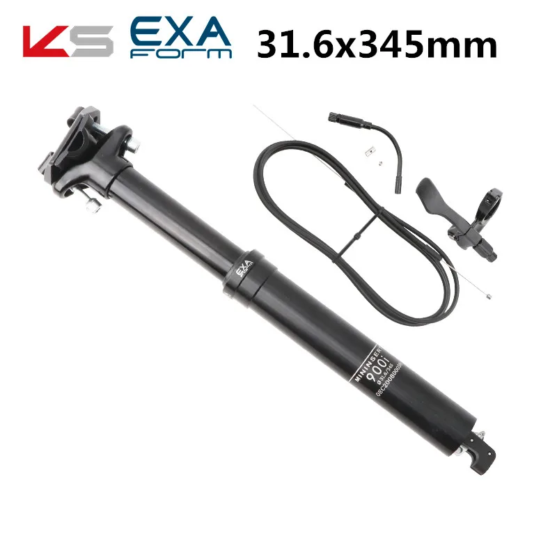 KS EXA 900i Inner Cable 345/395/445mm Hydraulic Telescopic Seat Post Wire Control Lift Seat Tube Mountain Bike For MTB