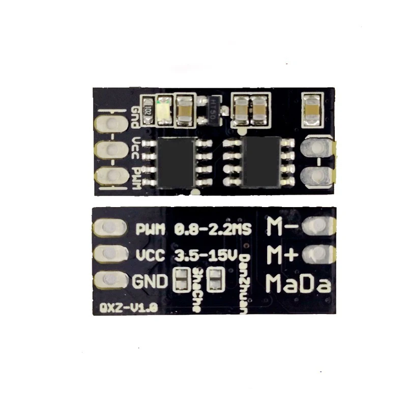 Módulo de accionamiento ESC cepillado, placa bidireccional, controlador de velocidad del Motor DC 1S-3S, Lipo PPM/COM, piezas para modelo de barco/coche RC, 3 uds.