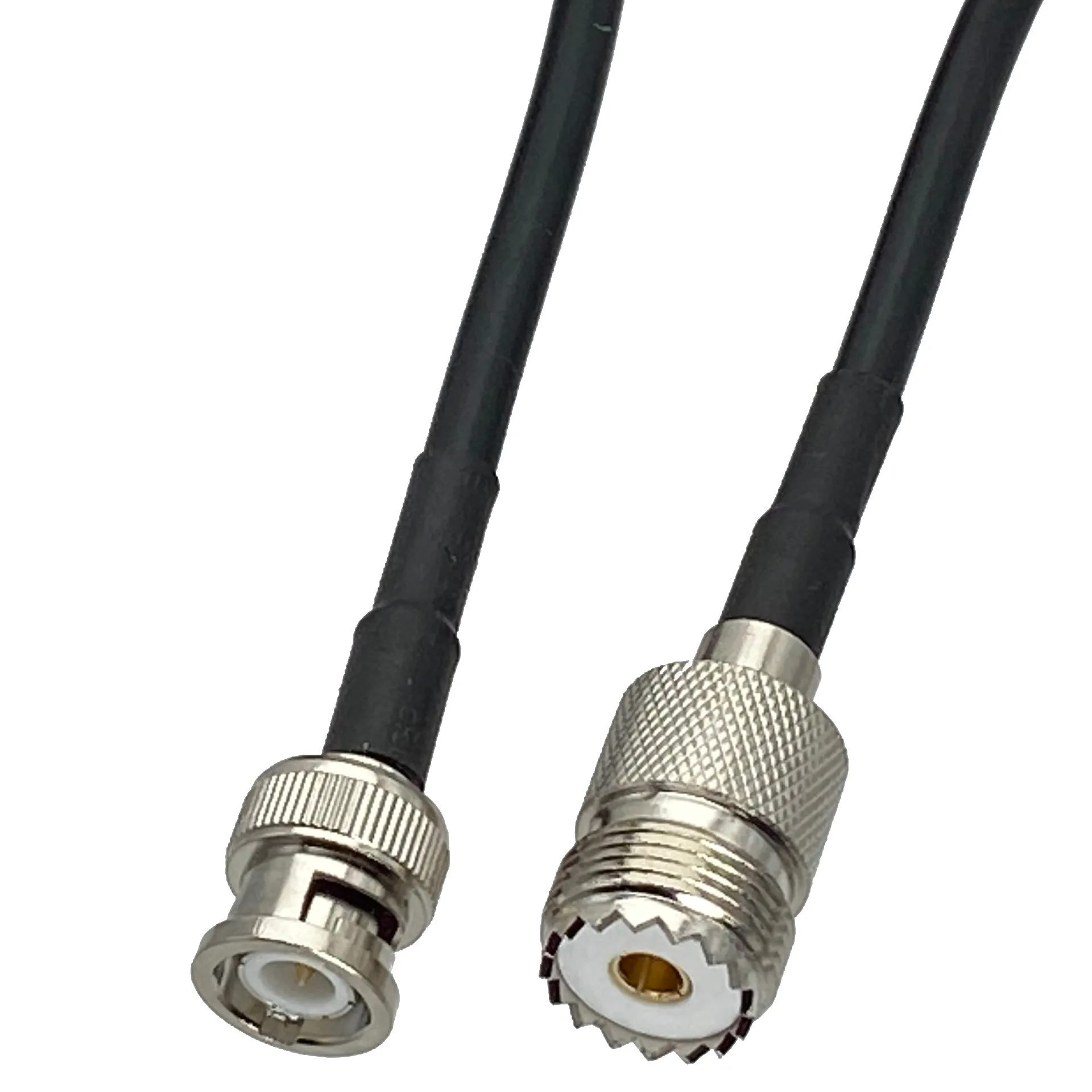 

RG58 UHF SO239 Female Jack to BNC Male Plug RF Coaxial Connector Pigtail Jumper Cable New 6inch~5M