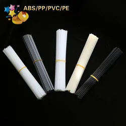 50pcs Plastic Welding Rods Bumper Repair ABS/PP/PVC/PE Welding Sticks Welding Soldering Supplies Grey White Black Beige Color