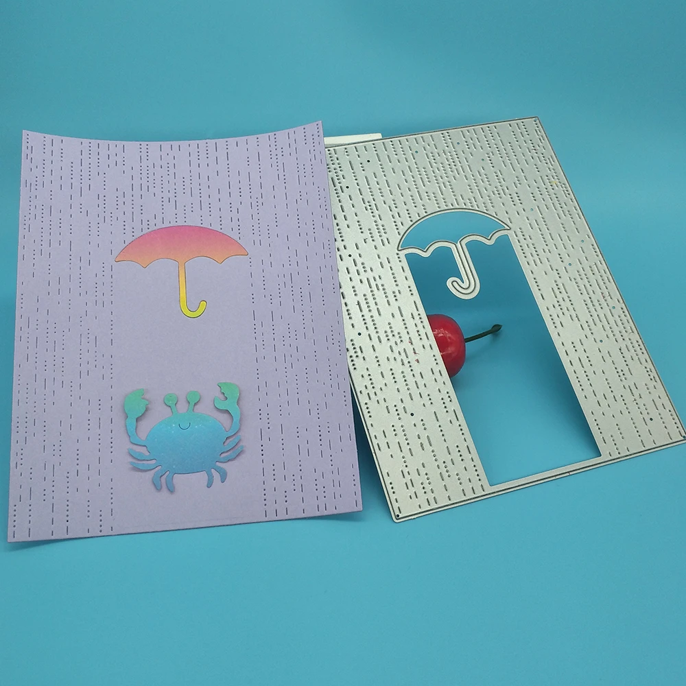 

Umbrellas, raindrops, heavy rain metal cutting molds, scrapbooks, photo album decorations, DIY handmade artworks