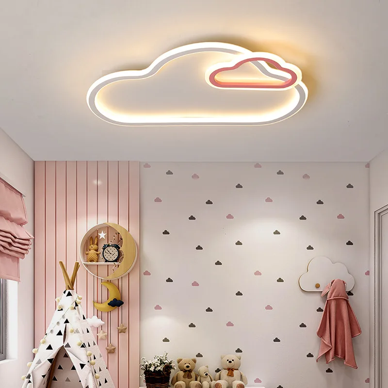 

Modern Ceiling Lights for Children Room,LED Ceiling Lamp Cartoon Clouds Bedroom Living Room Lighting Hanging Lamps Luminaire