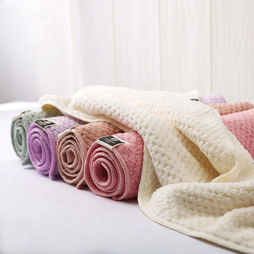 Towels Bath Washcloths Cotton Soft Absorbent and Premium Washcloths For Bathroom And Kitchen