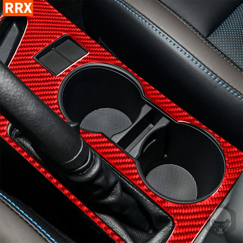 

For Toyota Corolla 2014 2015 2016 2017 2018 Carbon Fiber Sticker Central Control Gearshift Cup Holder Panel Cover Trim Interior
