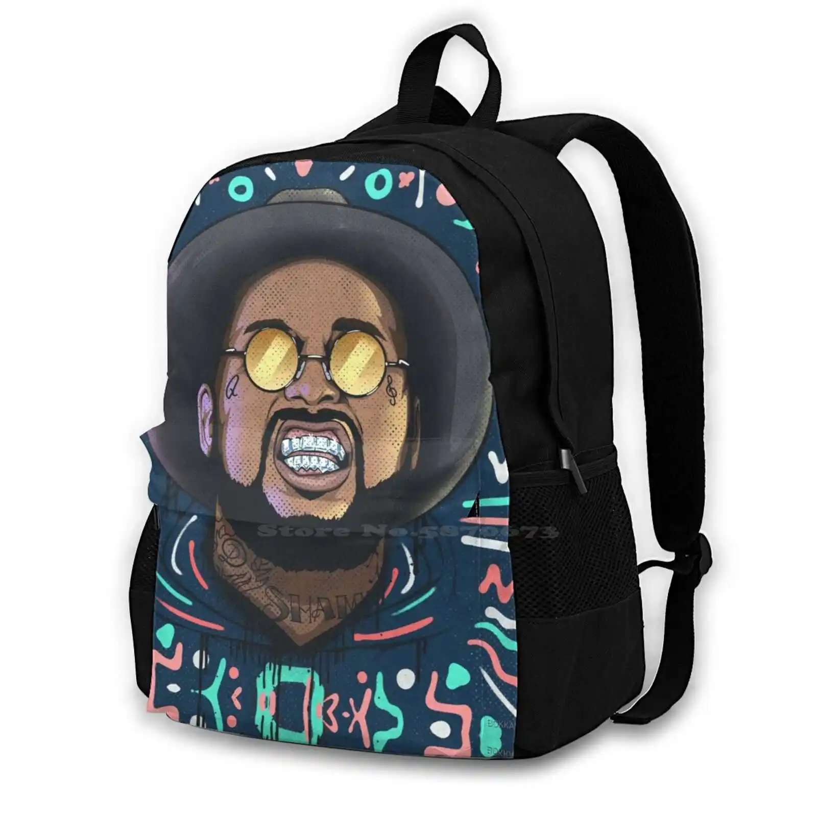 Schoolboyq Backpack For Student School Laptop Travel Bag Schoolboy Q Kendrick Lamar Tde Top Dawg Hip Hop Rap Rapper Gangsta