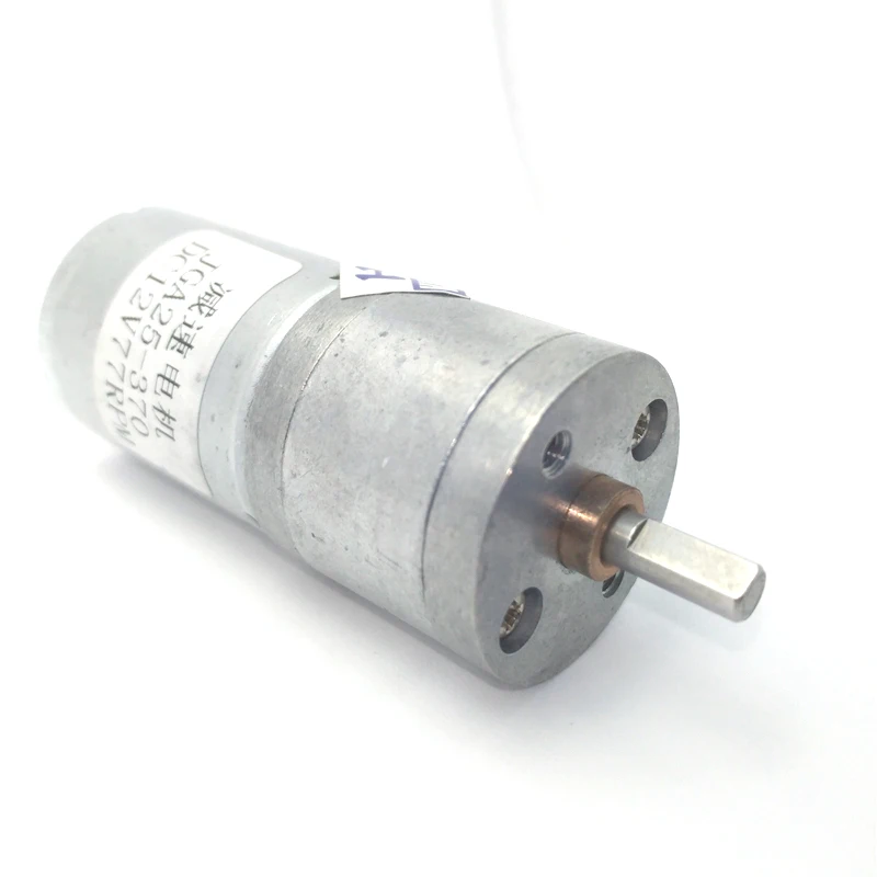 Metal Gear Motor DC 6V 12V 24V Reduction Speed 16rpm To 1360rpm PWM Controller Reverse Motor Engine Car Smart Model JGA25-370