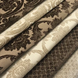 High Quality European Style Jacquard Chenille Velvet Fabric Home Decoration Accessories Upholstery Textile