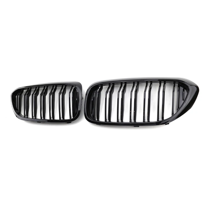 2PCS Car Racing Grill Meteor Diamond Star Style Front Kidney Grille Bumper For BMW 5 Series G30 G31 G38 520i 530i 540i 2018 2019