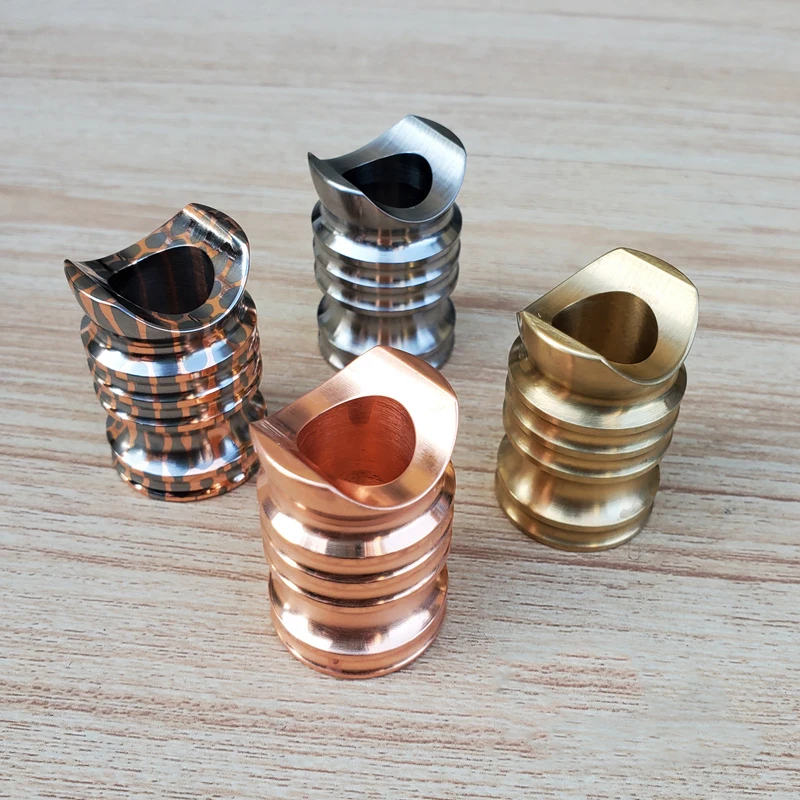 Brass Cigar Holder Titanium Alloy Pen Holder Multifunctional Tool Outdoor EDC Candlestick Ornaments