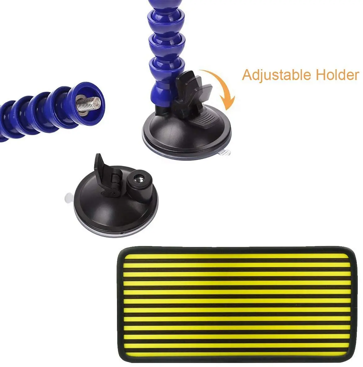 Reflector Line Board Paintless Dent Repair Tools with Adjustable Holder for Car Body dent Removal Yellow Stripe Testing Tool