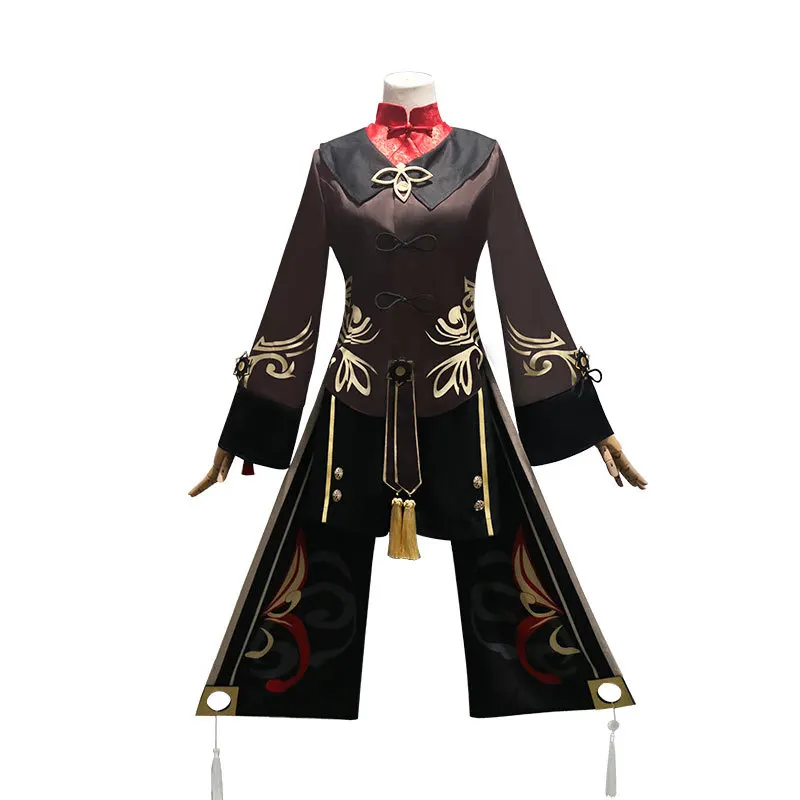 Genshin Impact Chinese Style Halloween Custume For Girl Hu Tao Cosplay dokidoki Uniform New Animal Cosplay Set