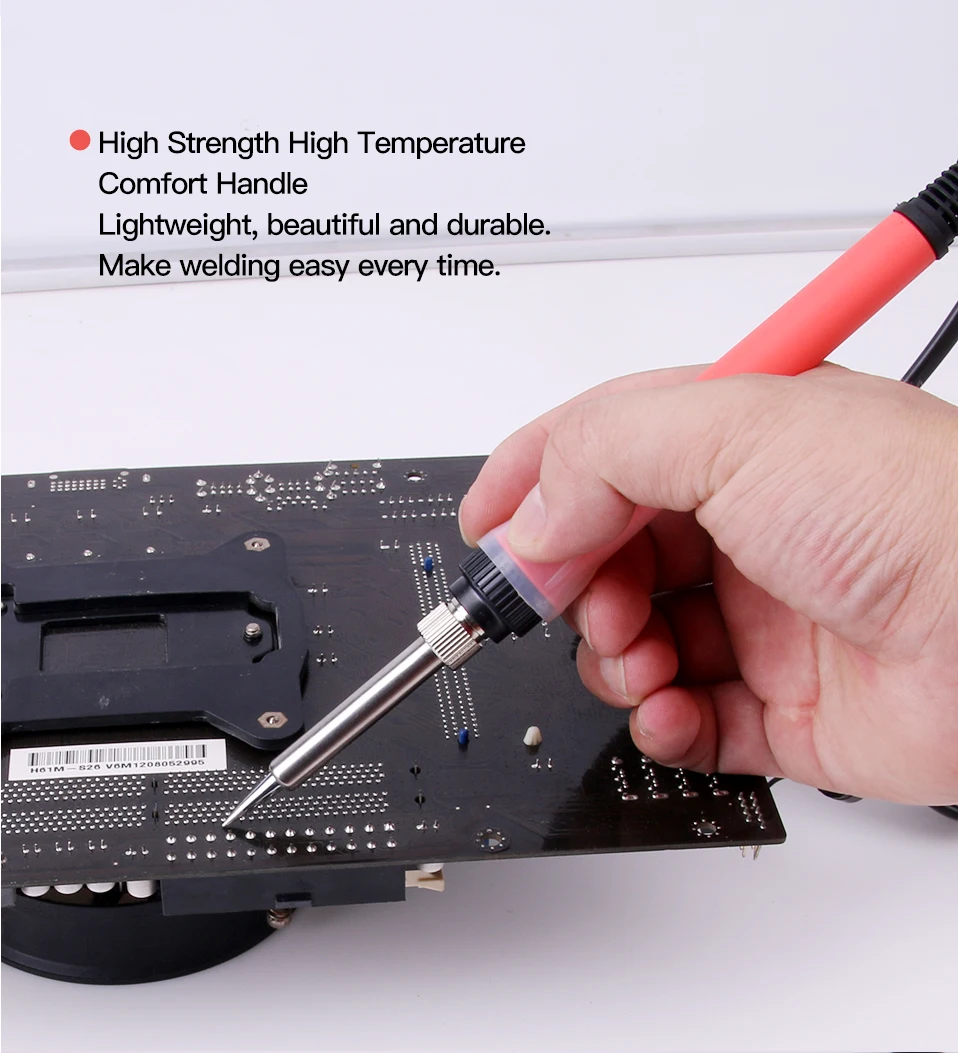 A-BF HS802 60W przenośna lutownica regulowana temperatura 110V 220V elektryczna lutownica Mini zestaw narzędzi do naprawy ołówkiem cieplnym