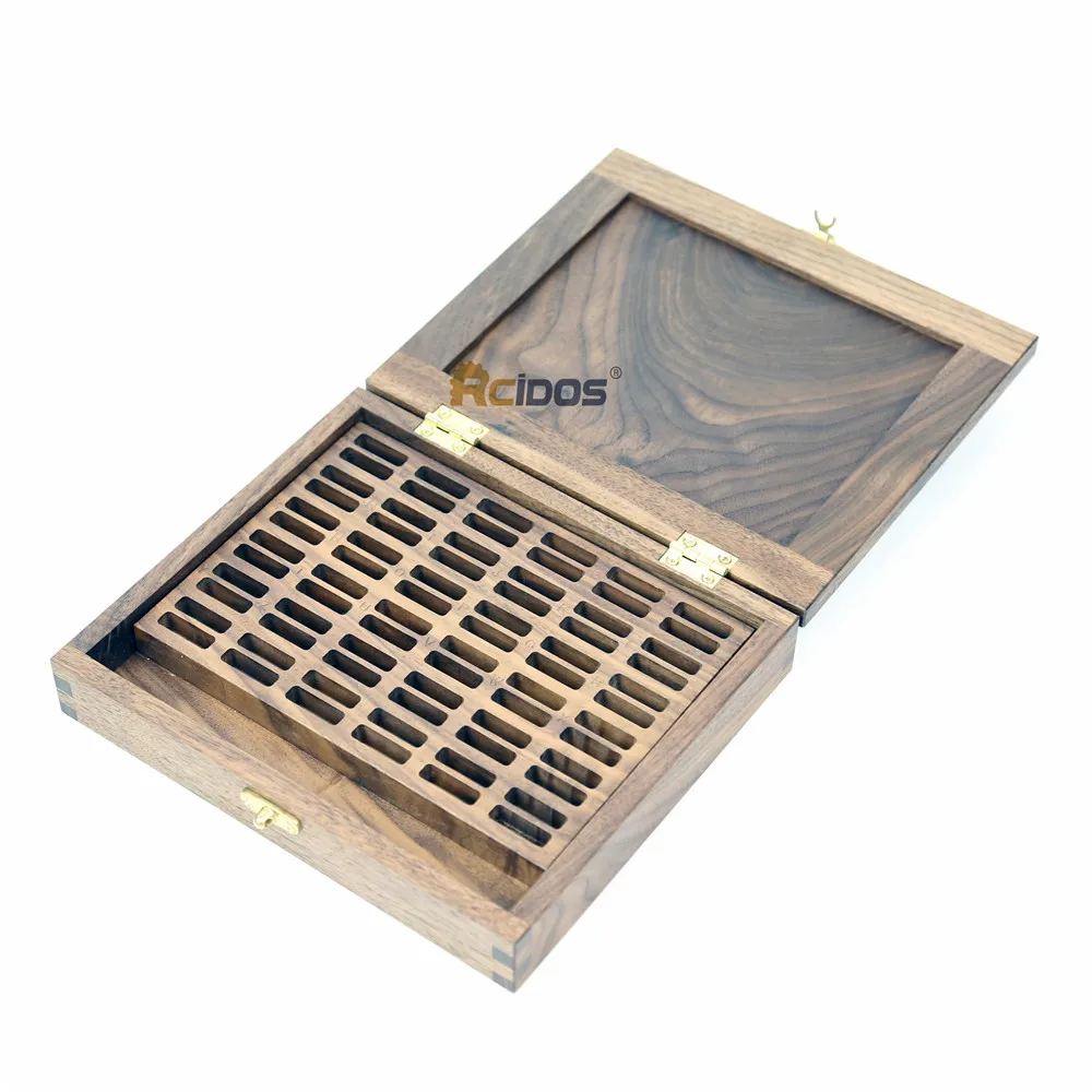 RCIDOS  Black Walnut Letters Box for MOVEGO Brass Lettters, price for the box only,Without Letters,Not in stock ,2 week ship Out